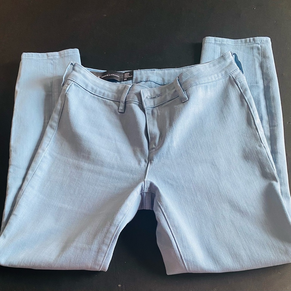 A | X Cropped Skinny/Court A Jambe Etroite